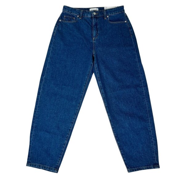 LOFT Denim - NWT Loft Womens Blue The Barrel High Rise Curvy Fit Stretch Skinny Jeans Size 27